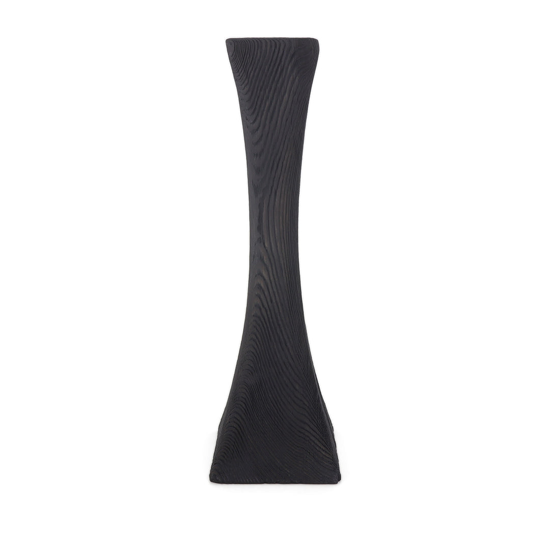 Köknar Ağacı Siyah Tealight Mumluk
