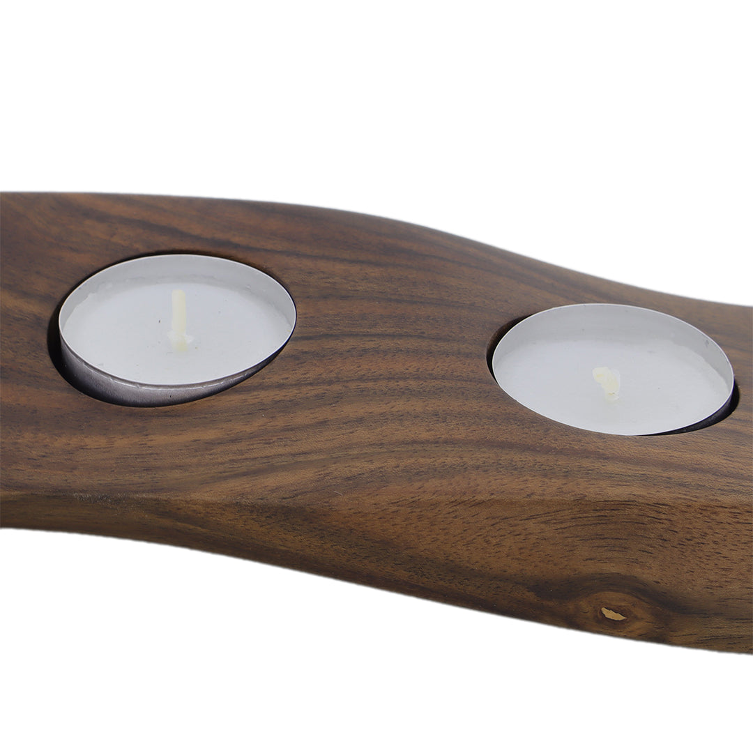 Ceviz Ağacı Tealight Mumluk
