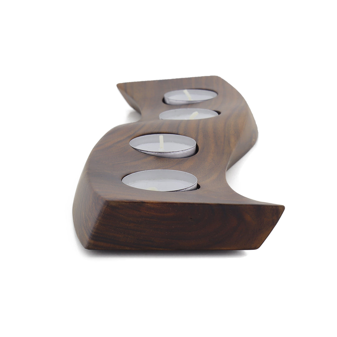 Ceviz Ağacı Tealight Mumluk