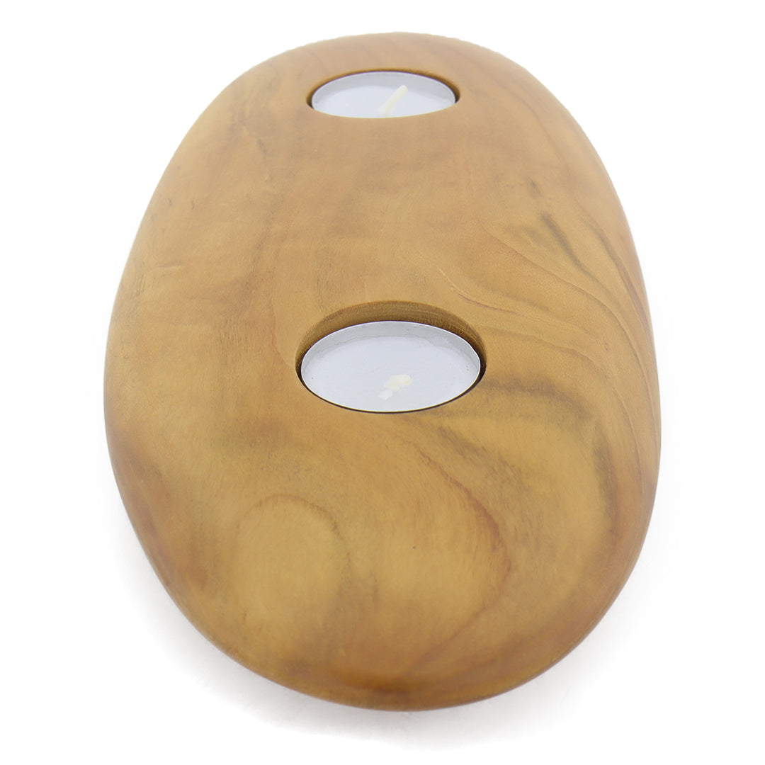 Ceviz Ağacı Tealight Mumluk