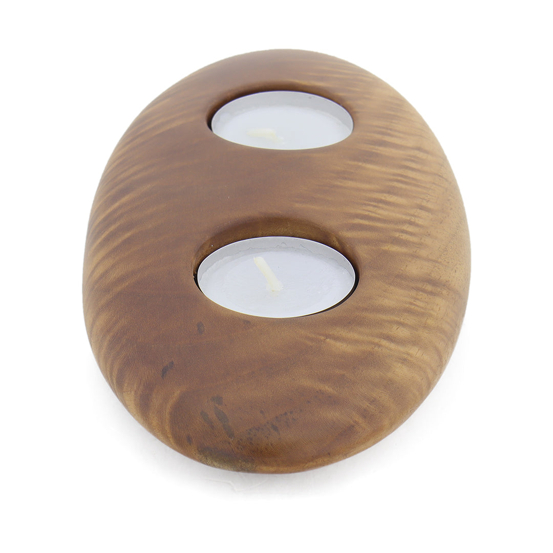 Ceviz Ağacı Tealight Mumluk