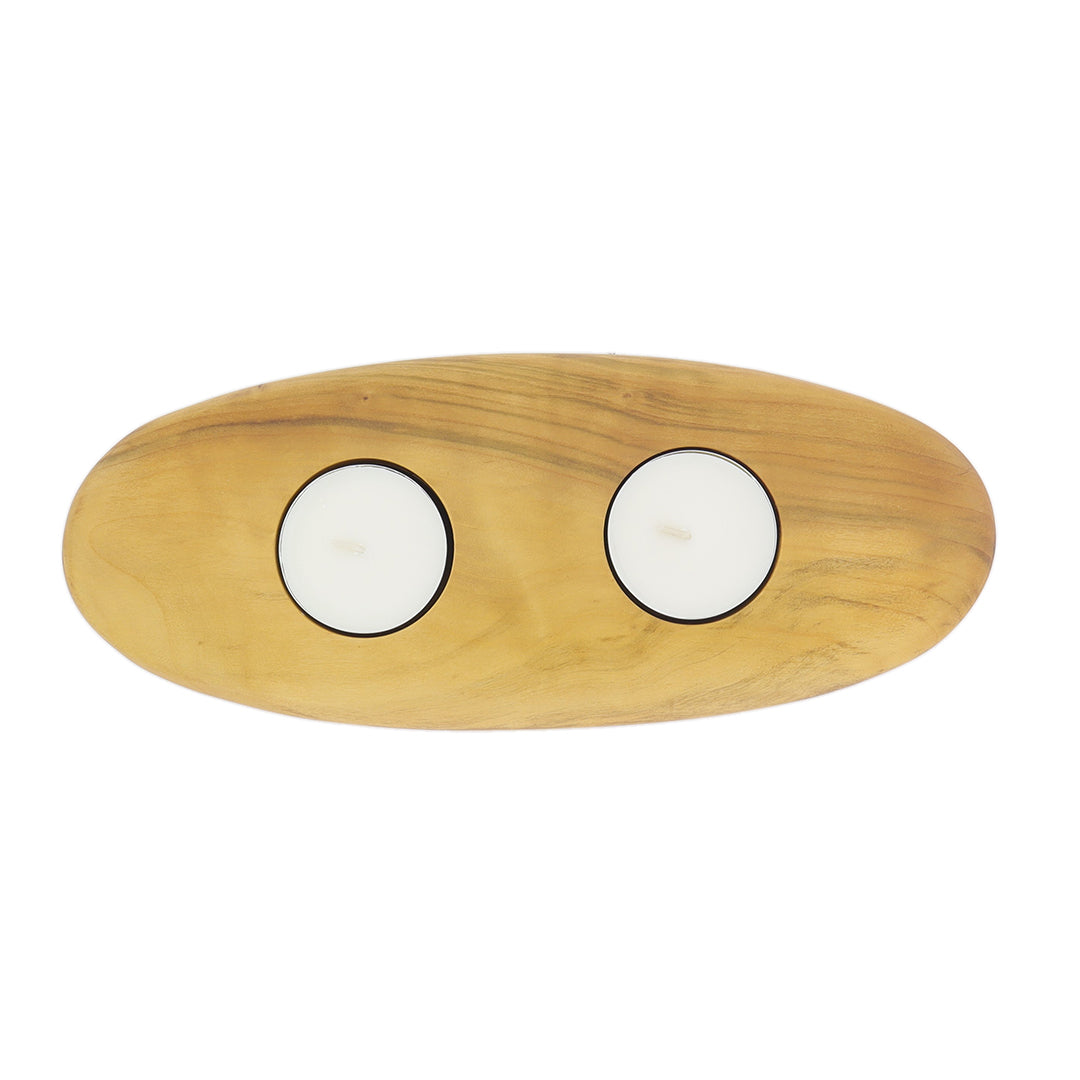 Ceviz Ağacı Tealight Mumluk