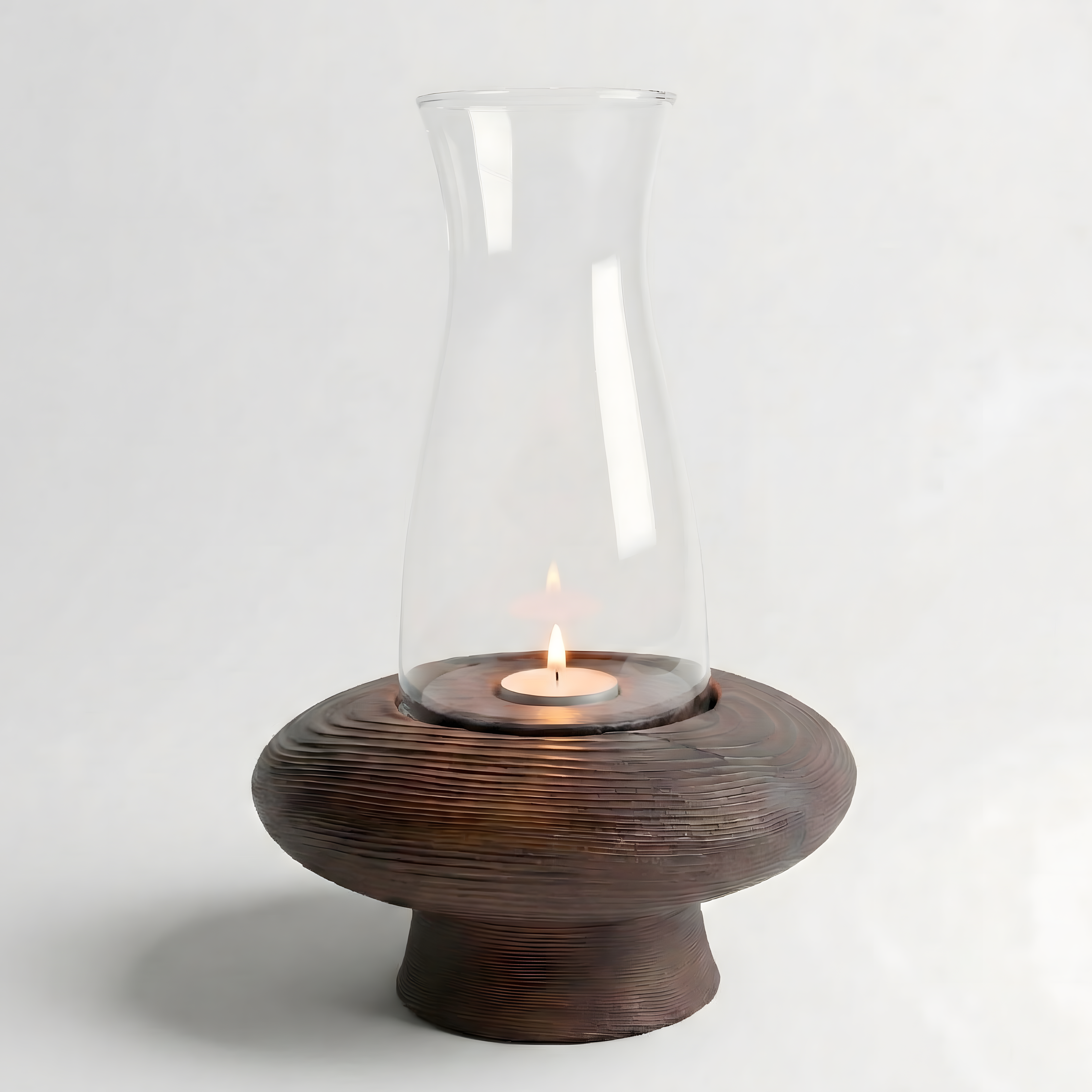 Doğal Renk Tealight Dış Mekan Mumluk