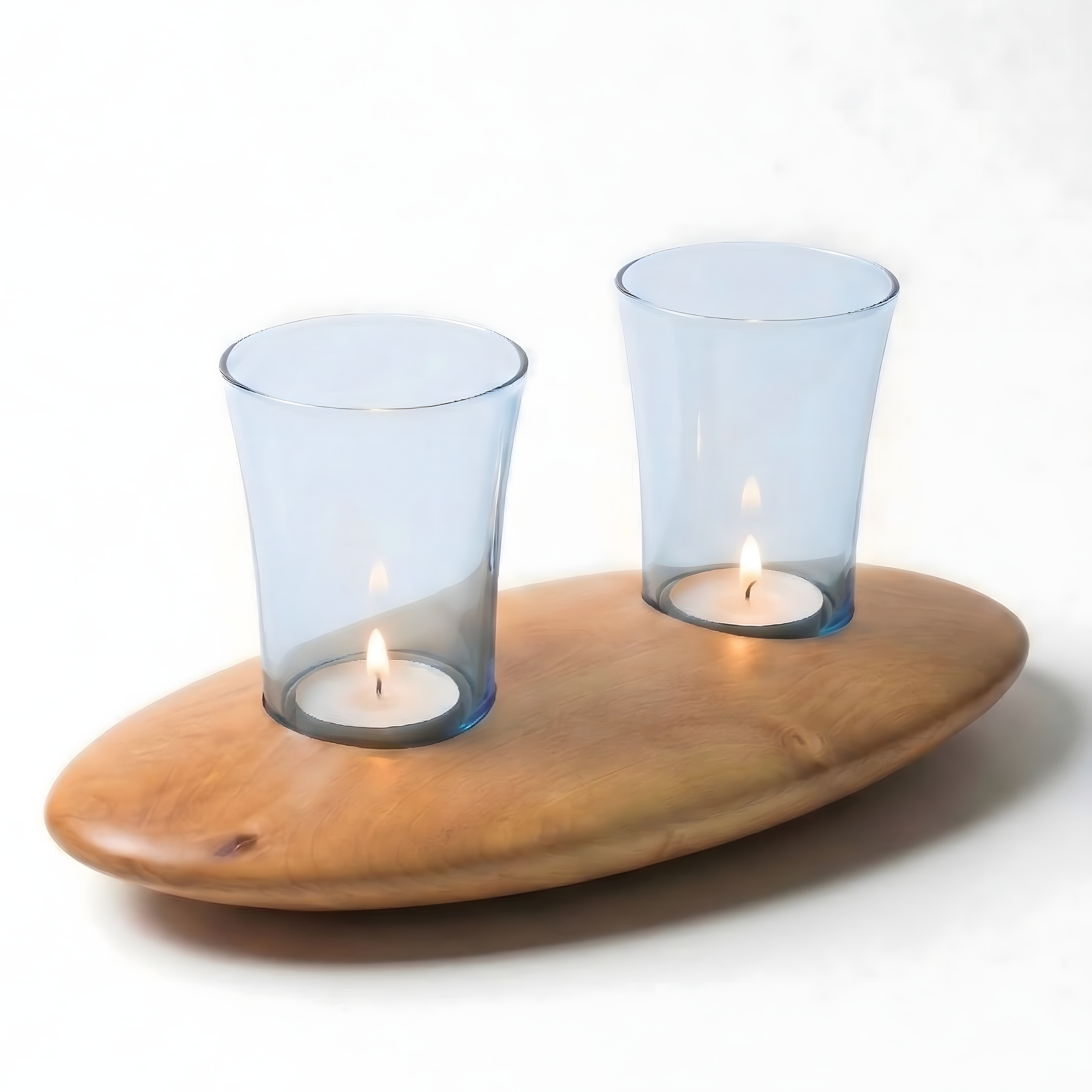 Ceviz Ağacı Tealight Dış Mekan Mumluk