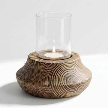 Doğal Renk Tealıght Dış Mekan Mumluk