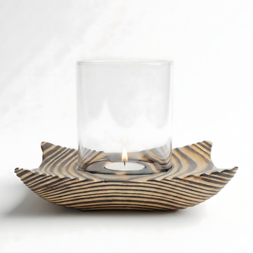 Doğal Renk Tealight Dış Mekan Mumluk